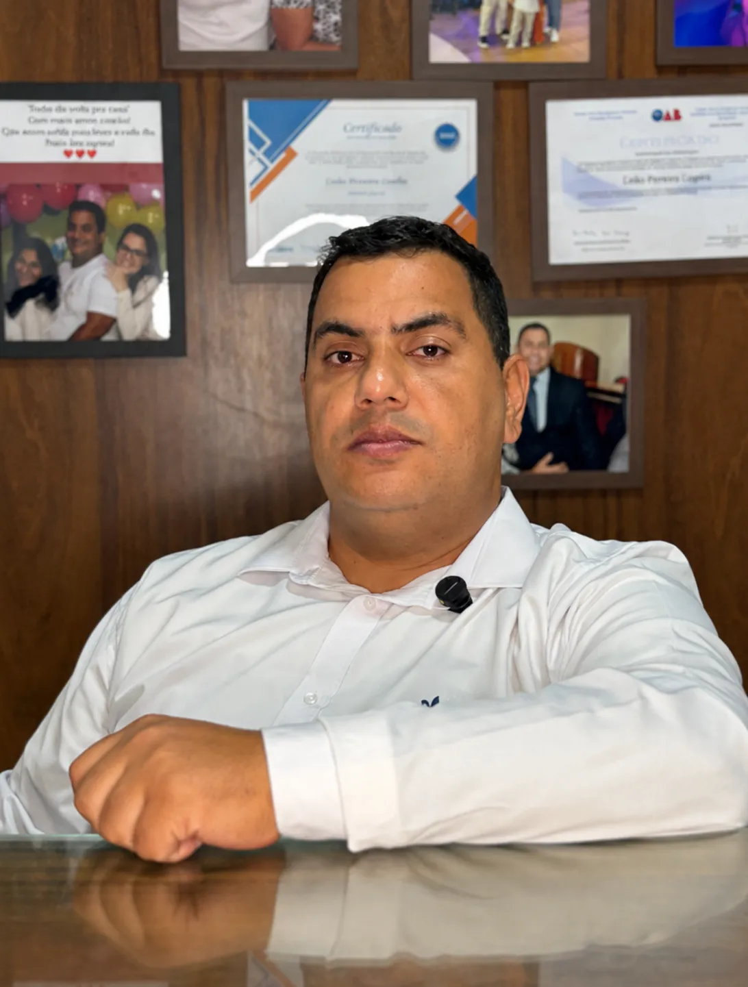 Celio Pereira Coelho, advogado criminalista sócio do escritório Coelho & Silva, retrato profissional